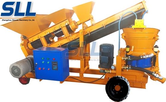 China Uno mismo que carga poder carbonífero del equipo 5.5kw de la máquina seca del hormigón proyectado proveedor