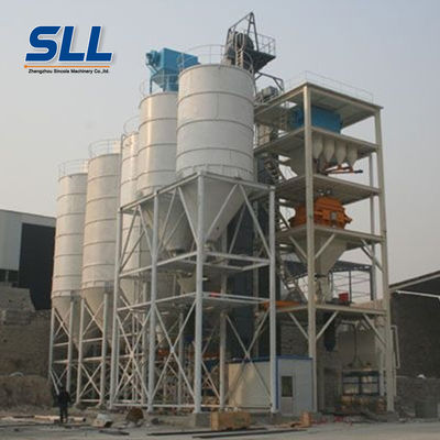 China Planta seca del mortero de la mezcla adhesiva del cemento, cadena de producción industrial del mortero proveedor