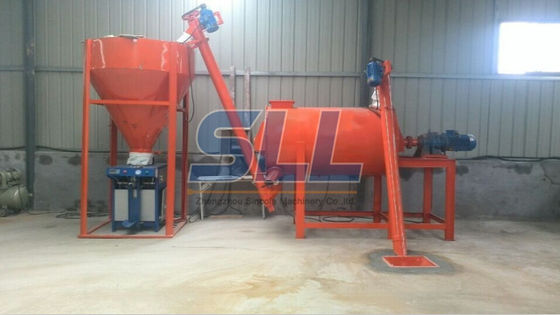 China Mezclador de mortero de la mezcla seca de la capacidad total 1-2t/H, máquina seca del mortero de la eficacia alta proveedor