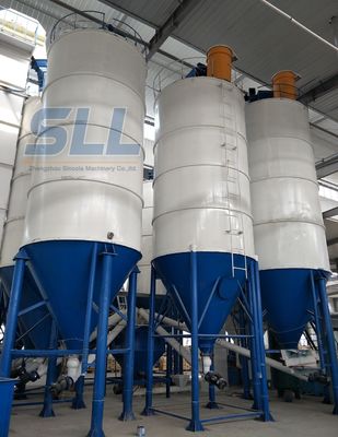 China Ingeniería química de Silo del almacenamiento del cemento de Sincola 150t con pequeña huella proveedor